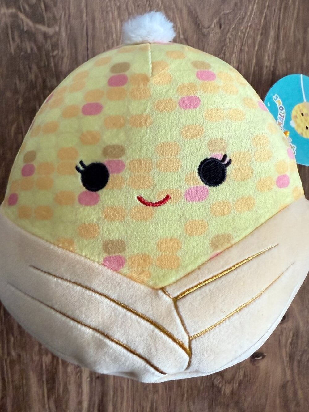 Squishmallows Cornelius Corn Cob 7.5” NWT Plush